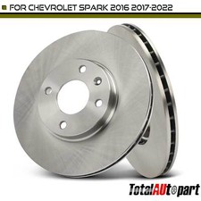 2x Disc Brake Rotors for Chevrolet Spark 2016-2022 Front Driver & Passenger Side