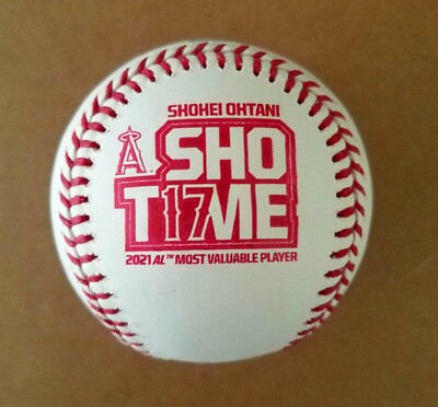 New Rawlings Shohei Ohtani 2021 MVP Commemorative Logo Baseball