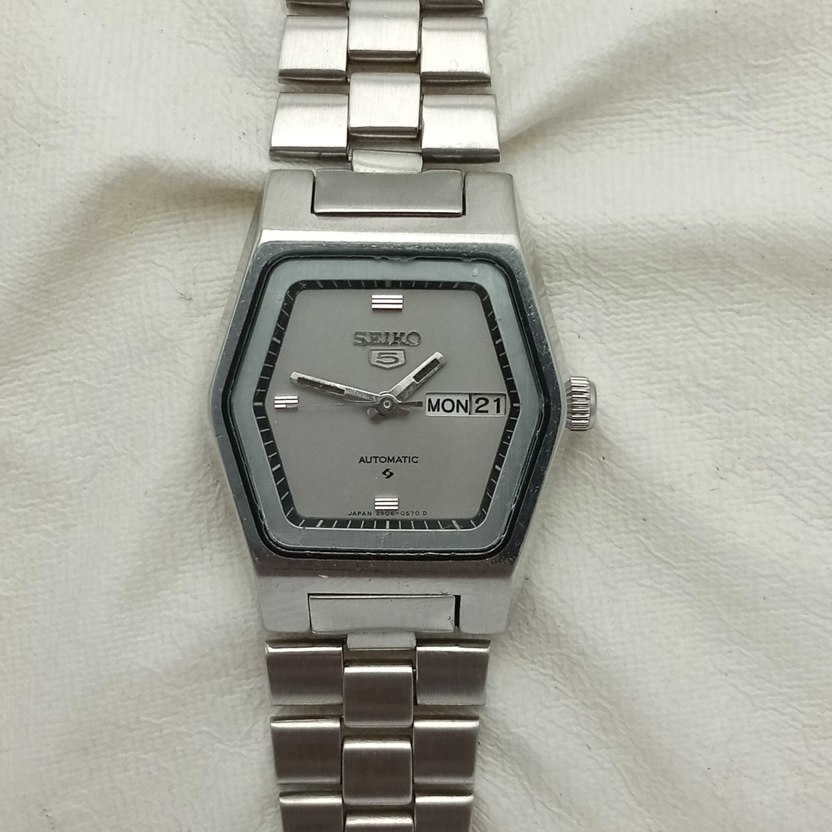Seiko 5 Automatic 2906-5080A Day/Date Vintage Women's Watch
