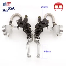 Clutch Brake Master Cylinder Reservoir Levers Kit Fluid Reservoir Set Motorcycle
