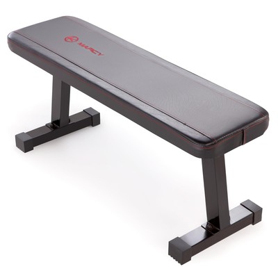Flat Utility 600 lbs Capacity Weight Bench for Weight Training and Ab Exercis...