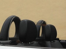 Mercedes SLK R170 Wind Deflector Stop  Full Perspex,no drilling,no straps