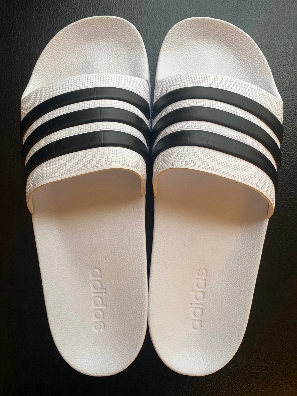 adidas sandalo slide bianco uomo taglia 13