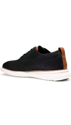 Cole Haan 2 Zerogrand Stitchlite Wingtip Oxfords Black Shoes  display picture 2