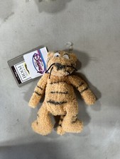 DISNEY STORE Vintage MINI BEAN BAG CLASSIC POOH 8" TIGGER STUFFED ANIMAL C34