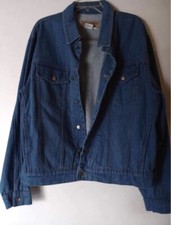 Wrangler Hero Men's Denim Trucker Jacket 15101 Size Medium Style 80413 VINTAGE