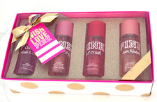 PINK Victoria's Secret Body Mist Set: Hot Crush/Sun Kissed/Fresh Clean/Warm Cozy