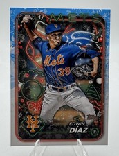 2024 Topps Holiday #H19 Edwin Diaz New York Mets ⚾️