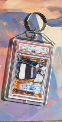 0152 JH 2020 Panini Select Prizm Pulsar Patch Auto Custom Made Novelty Keychain