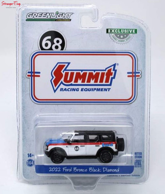 Greenlight Maßstab 1:64 2022 Ford Bronco Black Diamond - Summit Racing No.68