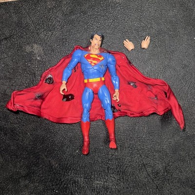 CUSTOM McFarlane DC Multiverse Battle Damaged Superman Gold Label Doomsday 2 Pk
