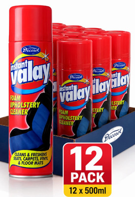 12er Pack DECOSOL INSTANT VALAY Schaum Polster Sitz Teppich Reiniger Auto Diener