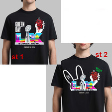 NFL Super Bowl LX 2026 X Green Day Opening Show On Feb 8 2026 Logo T-Shirt