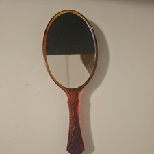 Vintage Avon Lucite Vanity Handheld Mirror Wi...