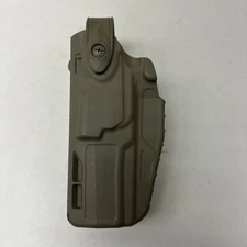 Used Safariland Holster SIG P320 M17 M18 Tan 499 Left Hand QLS Fork MHHC