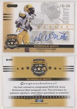 2010 Razor US Army All-American Bowl Auto Gold /20 DeAndrew White #BA-DW1 Auto