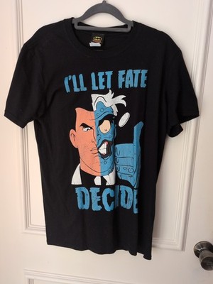 TWO FACE Harvey Dent Batman Animated Series Mens M T Shirt