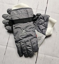 NWT ZEROXPOSUR M L MID HEATHER GRAY BLACK 3M THINSULATE WINTER GLOVES