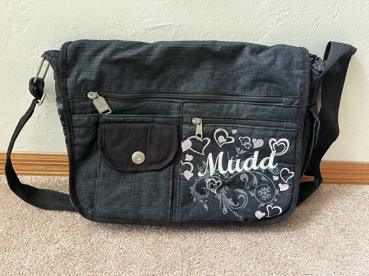 Mudd Vintage Y2K 90s 2000s Messenger Bag Laptop Canvas Crossbody