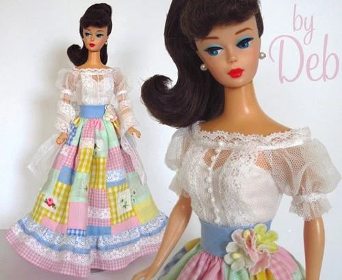 Summer Romance  Dress 4 Repro Vintage Silkstone Barbie Doll Clothes Fashions