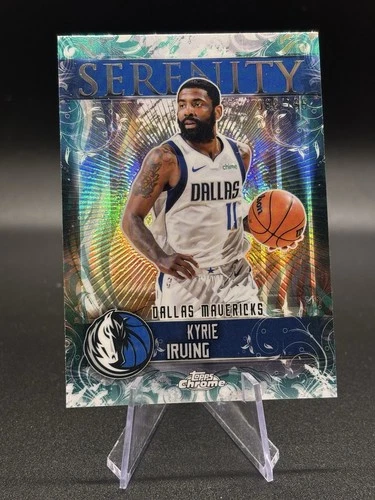 2025 Topps Chrome Kyrie Irving Refractors Aqua (RAW)