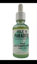 Isle Of Paradise Medium Self-Tanning Drops 50ml Vegan Cruelty-Free Face & Body