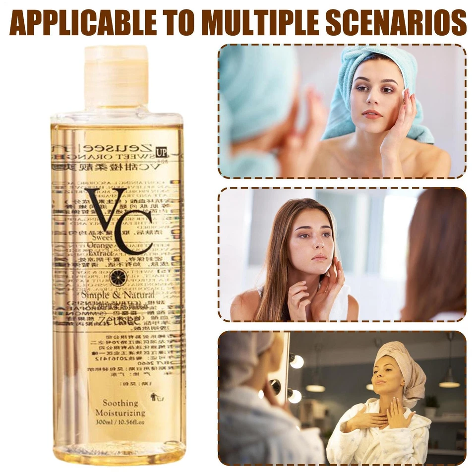 Tónico facial VC naranja dulce 300 ml hidratante para mujer piel de rápida absorción Foto 4 de 4