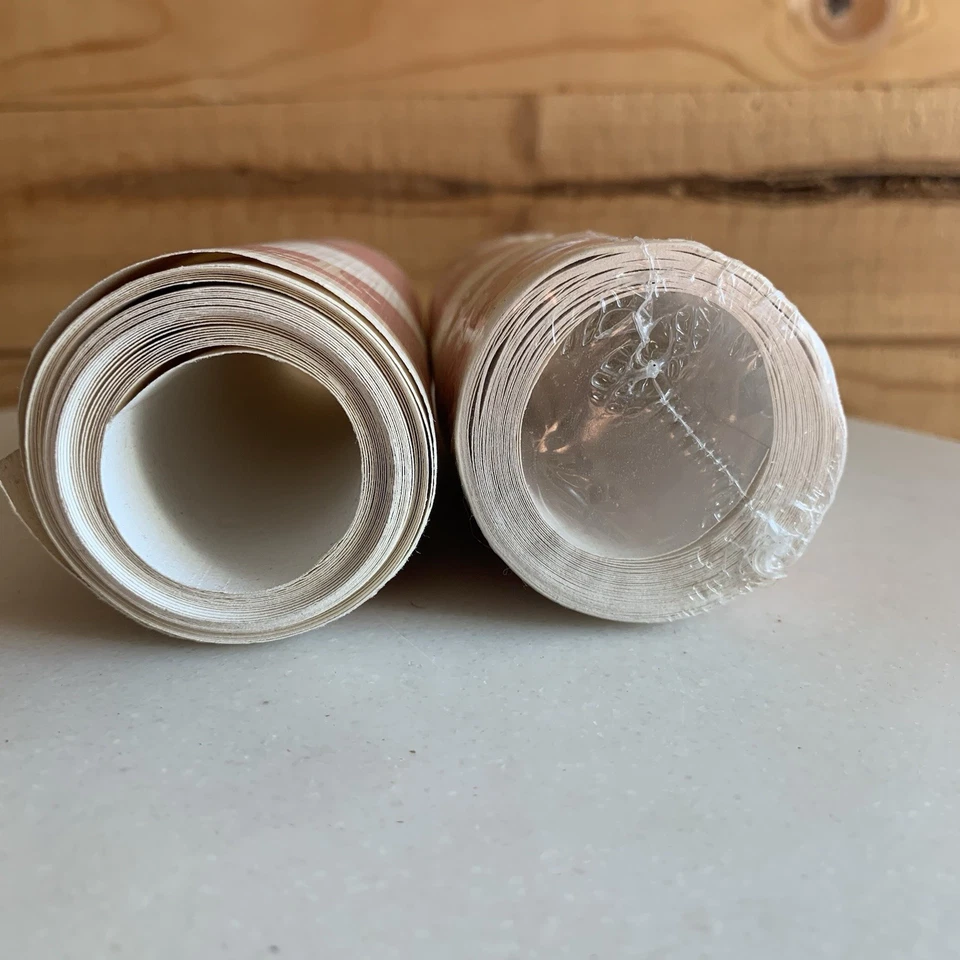 复古 80 年代 90 年代粉色乡村鹅厨房浴室墙纸板装饰 2 卷 — 第 4/4 张图片