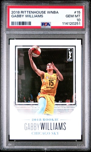 2018 Rittenhouse WNBA - Gabby Williams #15 /500 (RC) Valkyries Sky PSA 10