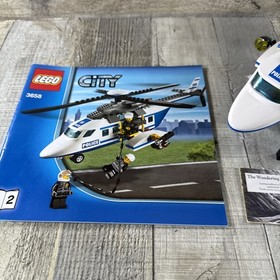 Lego City Police Helicopter. 3658. Incomplete Missing All of Manual 1 No Box