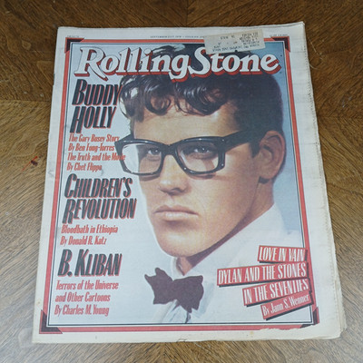 Vintage 1978 Rolling Stone Magazine #274 Buddy Holly Gary Busey Bob Dylan