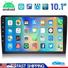 Double 2Din 10" Apple Carplay Android 15.0 Car Stereo Radio GPS Navi WIFI BT 64G