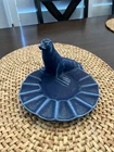 Rare Rookwood Pottery Seal Tray Blue 1923 Ex Cond
