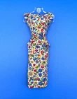 VINTAGE Barbie FLORAL PRINT SHEATH PAK DRESS ON THE GO  DRESS (1964-65) EXC/NM