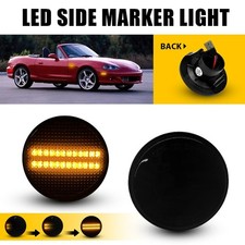 2X LED AUXITO Side Marker Signal Lights Fender Lamp For 1989-2015 Mazda MX-5