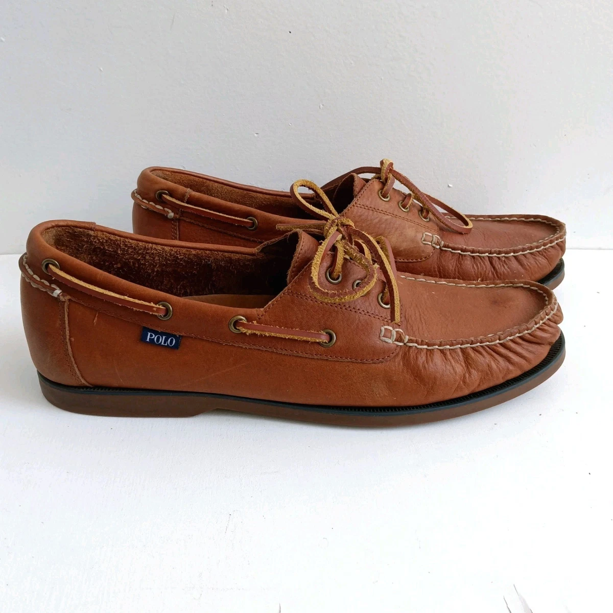 25+ Ralph Lauren Boat Shoe Brown Casual Shoes for Men for sale