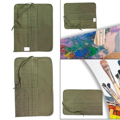 Pinselhalter Outdoor Bleistift Aufbewahrung für Künstler Schutz Federtasche Roll Up