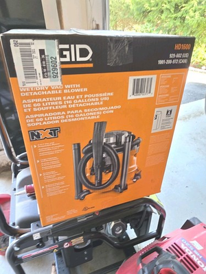 #ad RIDGID HD1600 16 Gal 6.5 HP Wet Dry Vac Detachable Blower Accessory Storage $95.00