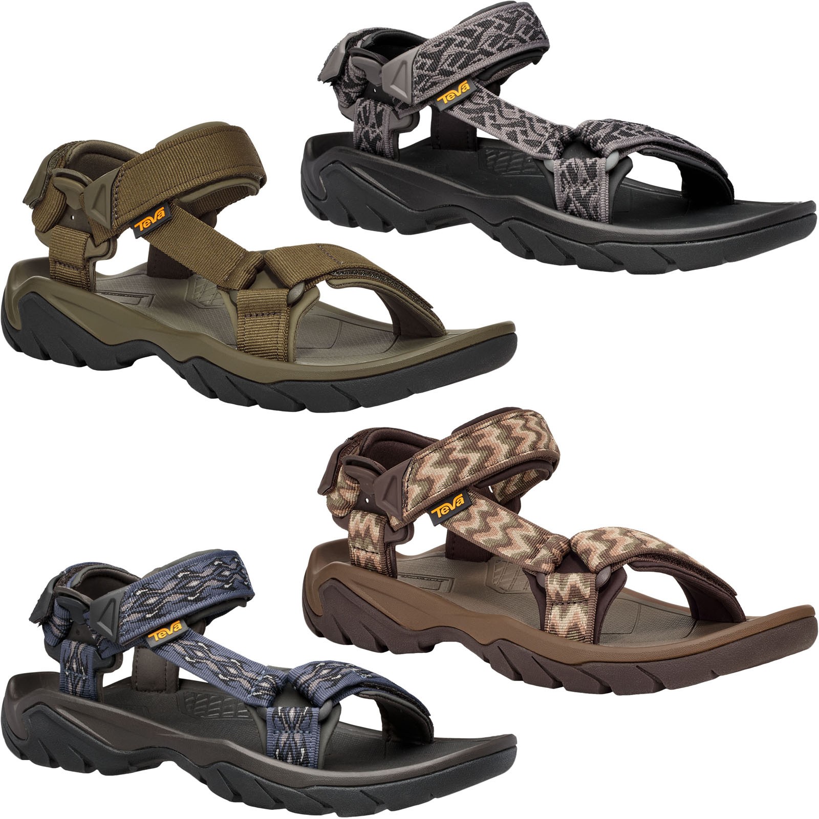 Teva Hombres Terra FI 5 Universal Ajustable Verano Exterior Sandalias para Caminar
