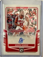 2024-25 Panini Donruss Optic - Signature Series Adama Sanogo, Adama Sanogo...