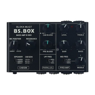 OT25 Simulation Effector 3 Band EQ Bass DI Tone Adjustment for Bass Guitar