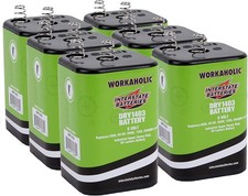 Interstate Batteries 6V HD Lantern Flashlight Battery 6-Pack 6 Volt 7000...
