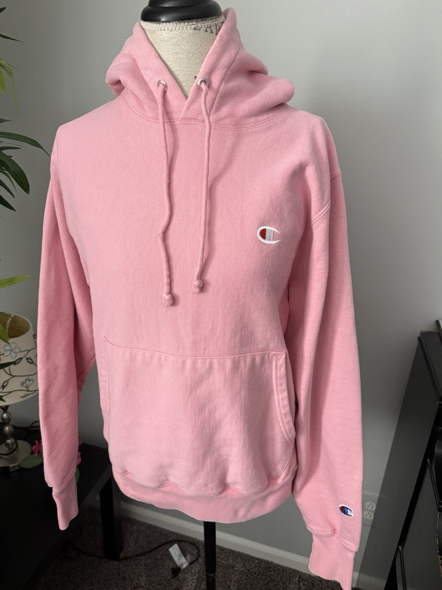 Champion Hoodie Size Small pink women Reverse Weave Embroidered