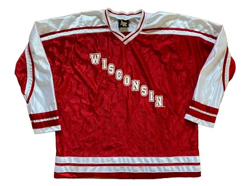 Wisconsin Badgers Hockey Champion Men's Graphic T-Shirt Small | eBay