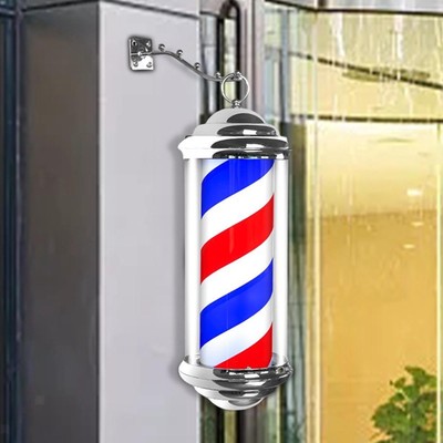 Barber Shop Sign Open Water Resistant Rotating Pole LED Light Neon Signs