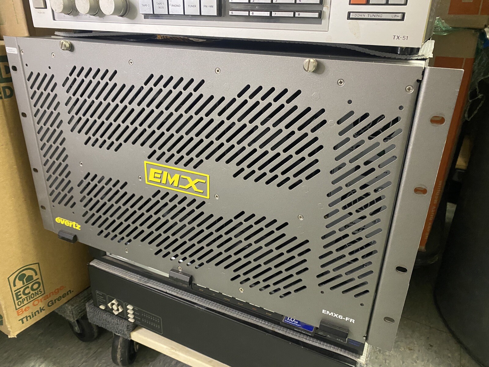 EVERTZ EMX6-FR Frame, EMX-FC, Two EMX6-PS EMPTY SLOTS, WITHOUT CARDS | eBay