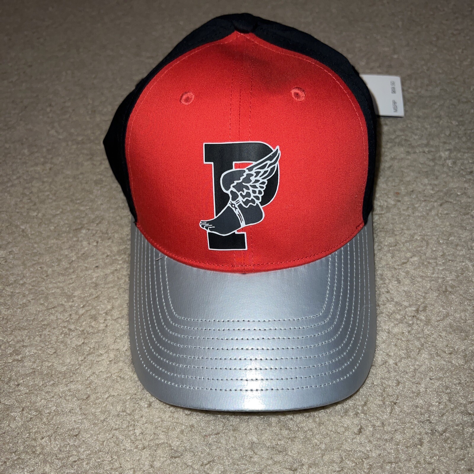 POLO RALPH LAUREN COLOR BLOCKED PWING PATCH PRL STADIUM CAP 6 PANEL PONY HAT New