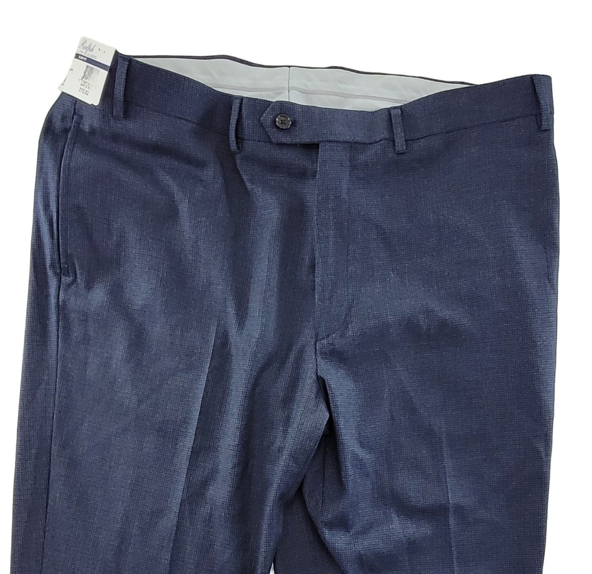 RALPH LAUREN 40X32 SLIM FIT DRESS PANTS NWT MENS NAVY BLUE