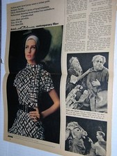 PUBLICITÉ VINTAGE 1964 : FIBRE DE VÊTEMENTS ARNEL PAR CELANESE, MAGAZINE NY TIMES