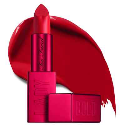 Too Faced Lady Bold Em-Power Pigment Lipstick 01 Lady Bold New in Box